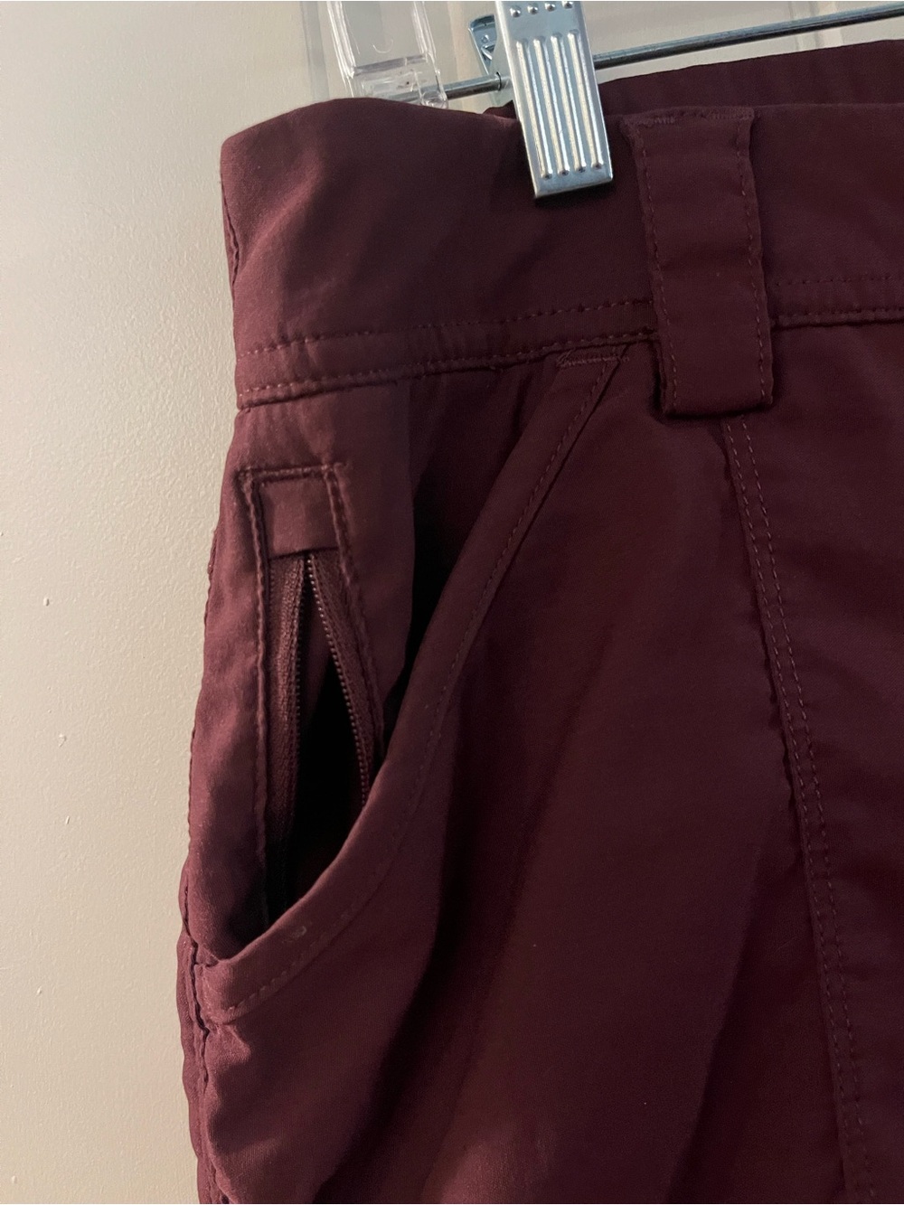 Duluth Performance Shorts in Burgundy - Picture 4 of 11